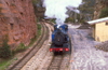 Lithgow valley, New South Wales, Australia: Zig Zag Railway Train at a cutting - Blue Mountains - photo by G.Scheer