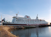 Canada / Kanada - St Barbe, Newfoundland: ferry terminal - the Apollo - Woodward Group - photo by B.Cloutier