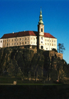 Czech Republic - Decn / Tetschen: Decn castle above the Elbe river - st nad Labem Region - photo by J.Kaman