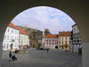 Czech Republic - Mikulov (Southern Moravia - Breclav district): the historic town square - photo by J.Kaman