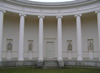 Czech Republic - Lednice: Ionic colonnade behind Three Graces - architect: Engel - photo by J.Kaman