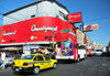 San Salvador, El Salvador, Central America: traffic and commerce on 6a calle poniente - photo by M.Torres