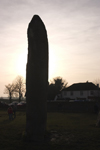 Avebury, Wiltshire, South West England, UK: Avebury stone circle - sunset - UNESCO World Heritage Site - photo by I.Middleton