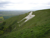 Westbury (Wiltshire): the Westbury White Horse (photo by Nicola Clark)