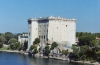 France - Tarascon (Bouches-du-Rhone / PACA): chateau Rene - River Rhne (photo by G.Frysinger)