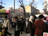 Georgia - Tbilisi / Tblissi / TBS: People and stalls, on Marjanishvili square, Tbilisi - McDonalds in background (photo by Austin Kilroy)