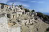 Greece, Dodecanese Islands,Tilos: the lonely abandoned ruins of Mikro Horio - photo by P.Hellander