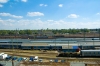 Hungary / Ungarn / Magyarorszg - Budapest: trains parked (photo by P.Gustafson)