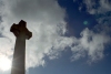 Ireland - Cahir  (county Tipperary): Celtic cross and the sky (photo by M.Bergsma)