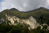 Gunung Mulu National Park, Sarawak, Borneo, Malaysia: limestone face of Mount Benarat - Gunung Benarat - photo by A.Ferrari