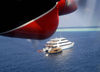 Maldives Plane propellor, dive boat (photo by B.Cain)