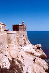 Spain - Melilla: walls and lighthouse - Melilla la Vieja / muralas y faro - visto hacia el NE (photo by M.Torres)