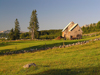 Montenegro - Crna Gora - Durmitor national park: Razvrje - timber house on the slope - photo by J.Kaman