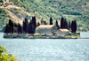 Montenegro - Crna Gora - Outside Perast: islet - St. George / Sveti Djordje / Sveti Juraj church - Boka bay - photo by J.Kaman