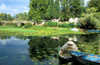 Montenegro - Lake Skadar: boats near Virpazar - photo by D.Forman