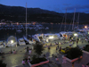 Montenegro - Crna Gora - Budva: harbour at night - photo by J.Kaman