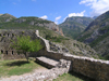 Montenegro - Crna Gora - Stari Bar: ruins and mountains - photo by J.Kaman