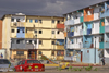 Panama City: view of the Curundu public projects, which where built by the government to house low income families - these areas are considered dangerous due to high crime rate - photo by H.Olarte