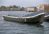 Panama - comarca Kuna Yala - San Blas Islands - Achutupo island: cayuco for transport to the next island - photo by A.Walkinshaw