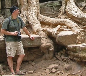 photographer Pierre Jolivet in Siem Reap, Cambodia