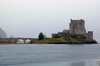 Scotland - Loch Duich, Highlands: Eilean Donan Castle - Eilean Donan island and causeway - home of the Clan Macrae - photo by C.McEachern