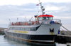 Scotland - John O'Groats - The John O'Groats Ferry at dockside. The ferry operates between John O'Groats and the Orkney Islands - photo by C. McEachern