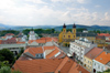 Western Slovakia / Zpadoslovensk - Trencn: Mierov Square (photo by P.Gustafson)