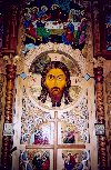 Slovakia - Svidnik - Saris traditional region / Vchodoslovensk: Russian church - detail of the iconostasis / Interir kostola (photo by K.Pajta)