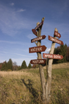 Slovenia - Kocevski Rog: signs - photo by I.Middleton