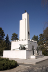 Liberation monument in Murska Sobota - the town was under Hungarian control from 1941 till 1945, Prekmurje, Slovenia - photo by I.Middleton