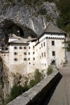 Predjama castle - terrace, Slovenia - photo by I.Middleton