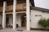 Slovenia - entrance to Belica restaurant in Medana village in the Goriska Brda hills wine region - photo by I.Middleton