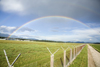 Slovenia - Brnik Airport: rainbow over Ljubljana Joze Pucnik Airport - photo by I.Middleton