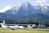 Slovenia - Brnik Airport: _MG_9077 - Adria airplane preparing to take off from Ljubljana Joze Pucnik international airport - Adria Airlines Canadair CRJ-200LR S5-AAE - photo by I.Middleton