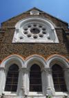 Galle, Southern Province, Sri Lanka: All Saints Church Fort-Galle - rose window - Church st - Old Town - UNESCO World Heritage Site - photo by M.Torres