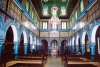 Tunisia - Tunisia - Jerba Island - Erriadh / Er Riadh / Hara Seguira: El-Ghriba / the Stranger synagogue - prayer hall (photo by M.Torres)