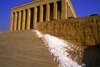 Turkey - Ankara: Ataturk Memorial - stairs and snow - photo by J.Wreford