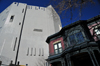 Denver, Colorado, USA: historic 19th century house on Bannock St. - Byers-Evans House Museum and the North Building of the Denver Art Museum - photo by M.Torres