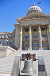 Boise, Idaho, USA:  replica of the Philadelphia Liberty Bell - Idaho State Capitol - photo by M.Torres