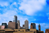 Minneapolis, Minnesota, USA: downtown skyline - Capella Tower on the right, City Hall on the left - photo by M.Torres