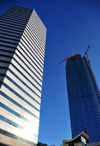 Oklahoma City, OK, USA: Oklahoma Tower designed by I. M. Pei, former One Galleria Tower and Devon Tower - skyscrapers from North Harvey Avenue - photo by M.Torres