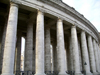 Holy See - Vatican - Rome - Vatican - St. Peter's square: colonnaded path (photo by R.Wallace)