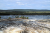 168 Venezuela - Bolivar - Canaima National Park - rio Carrao, with the Canaima lagoon in the background - photo by A. Ferrari